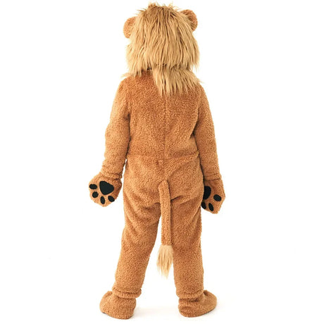 Child Kids 2-12Y Fleece Furry Lion King and Fox Costume Rompers Set Cosplay Halloween Fancy Dress