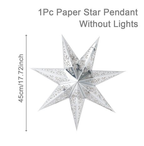 Paper Star Party Lantern Christmas Decorations