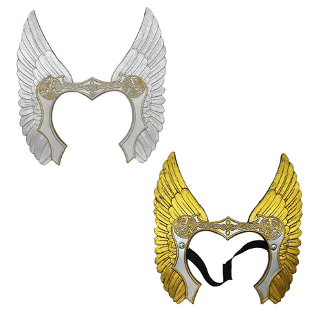 Valkyrja Warriour Helmet Headwear Cosplay Halloween Costume Accessories