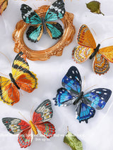 Beginner Butterfly Embroidery Kits With Hoop DIY Brooch Embroidery Kit