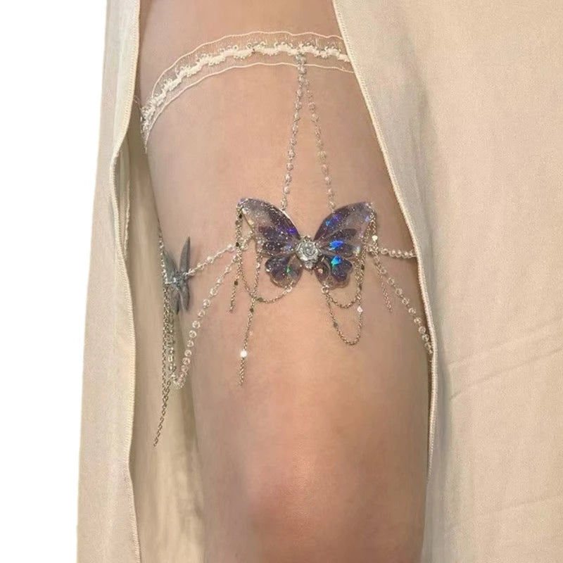 Butterfly Tassels Thigh Chain