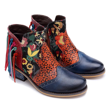 Tabby's Genuine Leather Ankle Boots