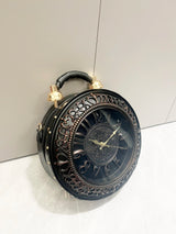 Steampunk Station Clock Handbags Shoulder Bags
