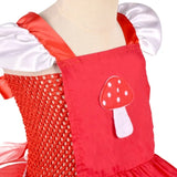 Girls Mushroom Dress Cosplay Costume Set