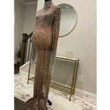 Dazzling Maternity Dress for Pregnancy Photo Shoot Gown