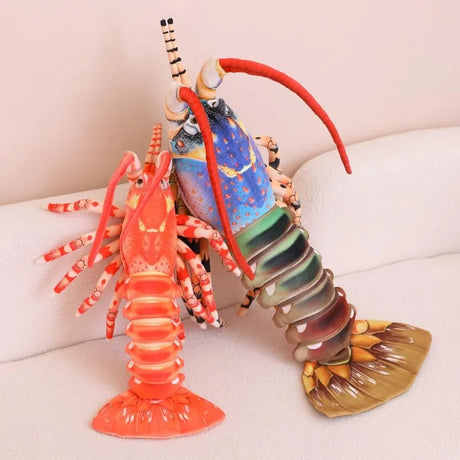 Lobster Crayfish Red Blue Plushie Toy