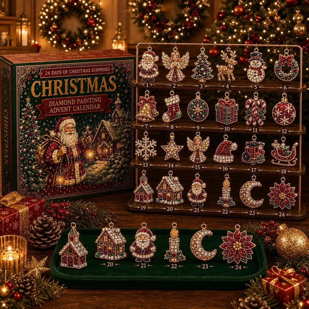 Christmas Craft Advent Calendars 24 Days of Christmas Miniatures To Make and/or Collect 17 Sets to Choose From