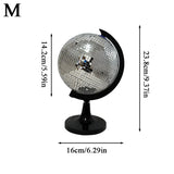 Rotating Mirror Ball Disco Globe Decor