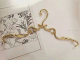 French Palace Style Solid Brass Clothes Hanger