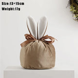 Easter Bunny Bags Velvet Rabbit Ears Gift Packing Chocolate Candy Bags