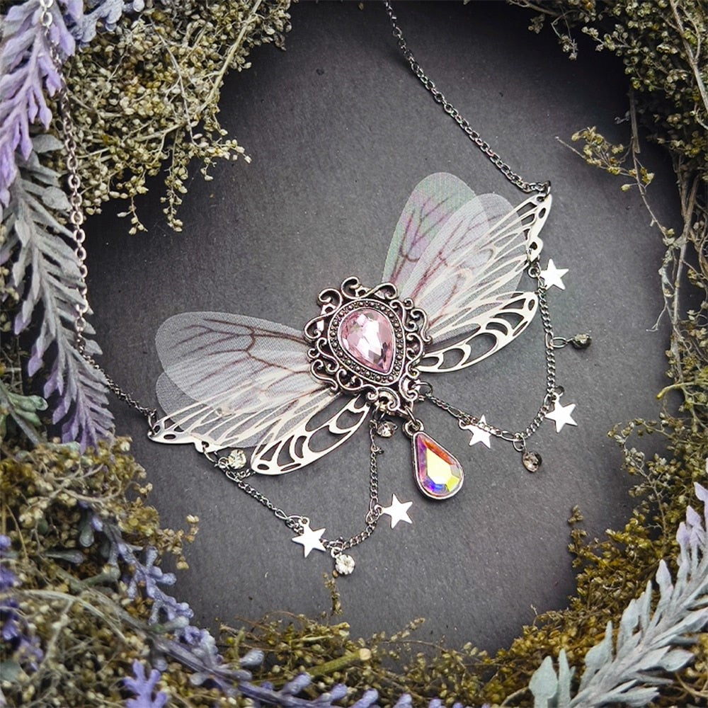 Woodland Fairies Forest Pixie Fairycore Pendant Necklaces