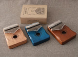 Kalimba Thumb Piano 17 Keys Mahogany Wood Musical Instrument