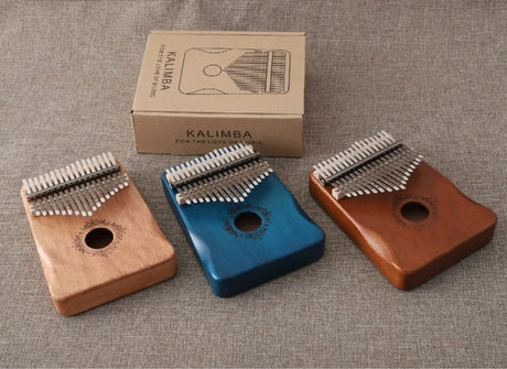 Kalimba Thumb Piano 17 Keys Mahogany Wood Musical Instrument