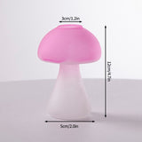 Mushroom Glass Vase Plant Hydroponic Terrarium Vase