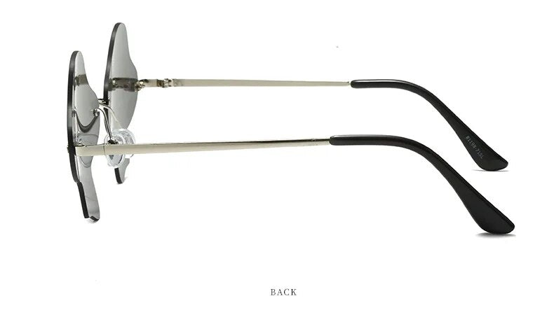 Fungi Funglasses Mushroom Rimless Sunglasses