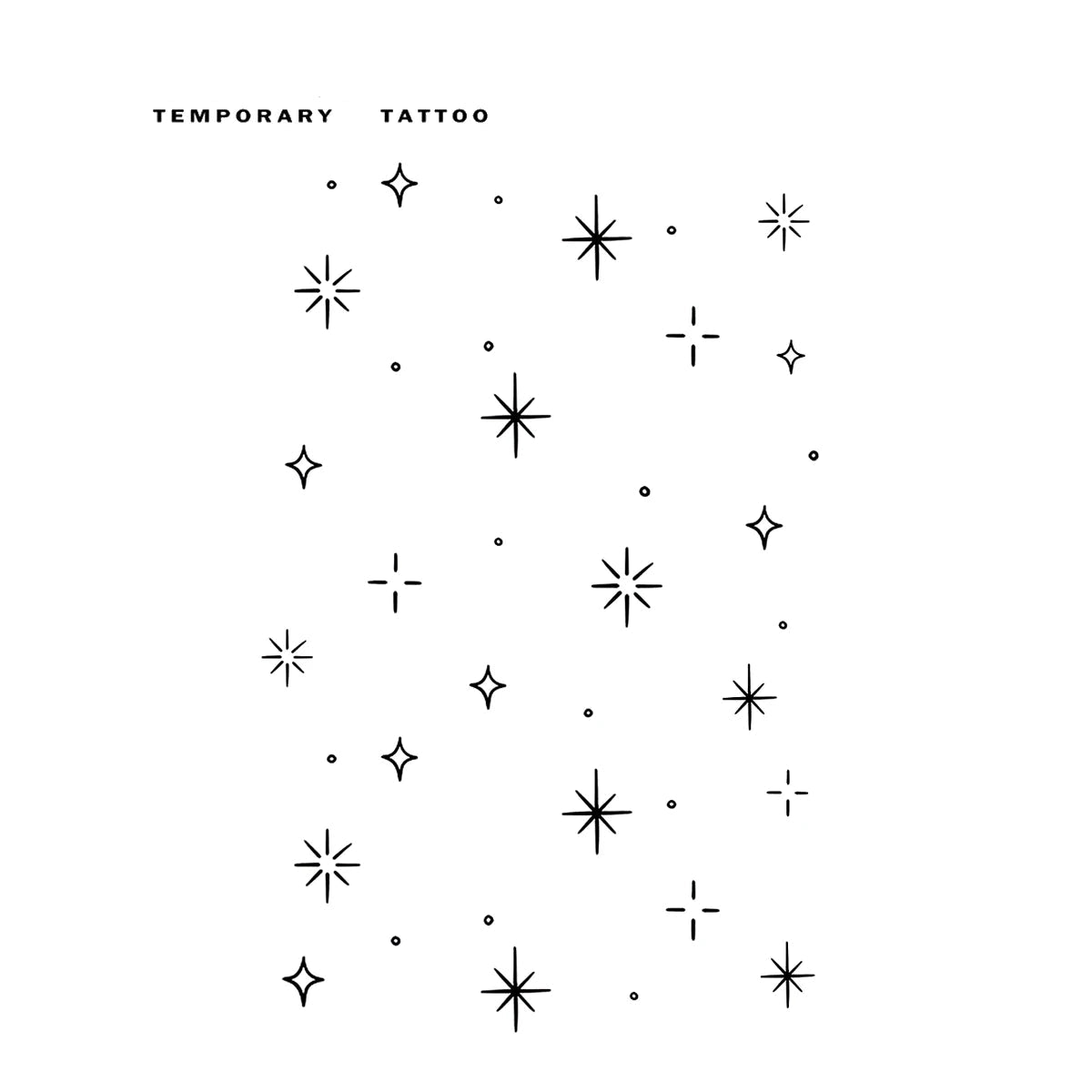 Stars Temporary Tattoos