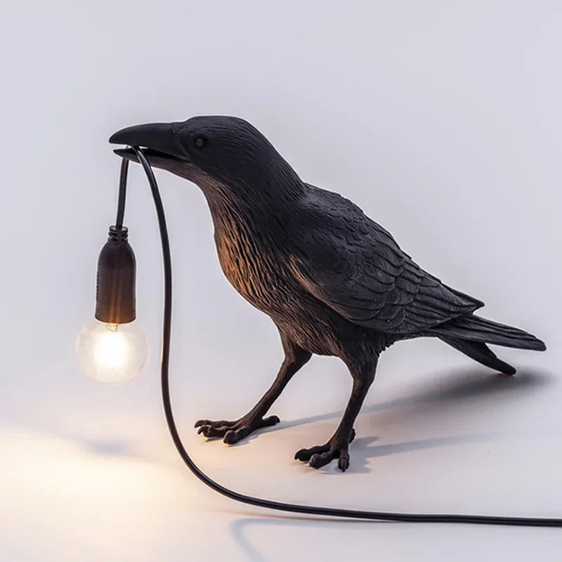 Nevermore Raven Wall Light Fixtures and Lamps