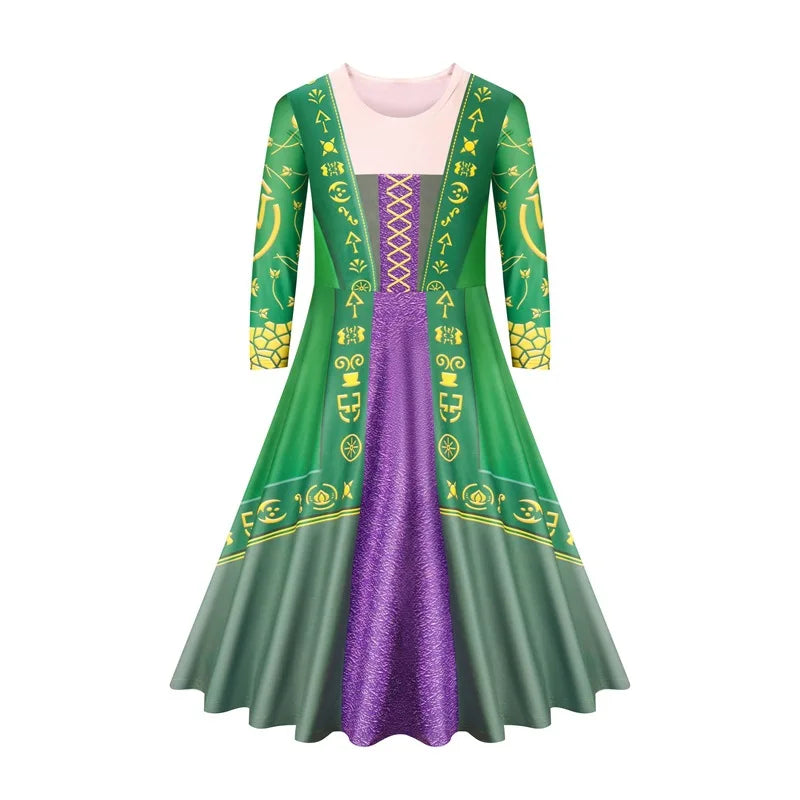 Hocus Pocus Sanderson Sisters Halloween Witch Cosplay Costume