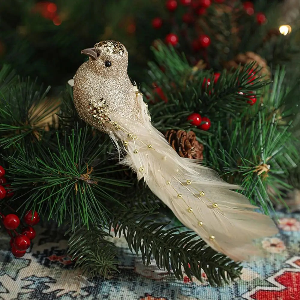 Handmade Christmas Birds Ornament Xmas Tree Decoration