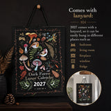 2027 Dark Forest Lunar Wall Calendar 12-Month Moon Phases