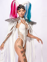 Lassiter's Sequins Long Tassel Wings Unisex Party Cape