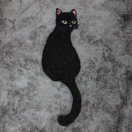 Embroidered Animal Patches Fox Black Cat Fish DIY Sew Craft