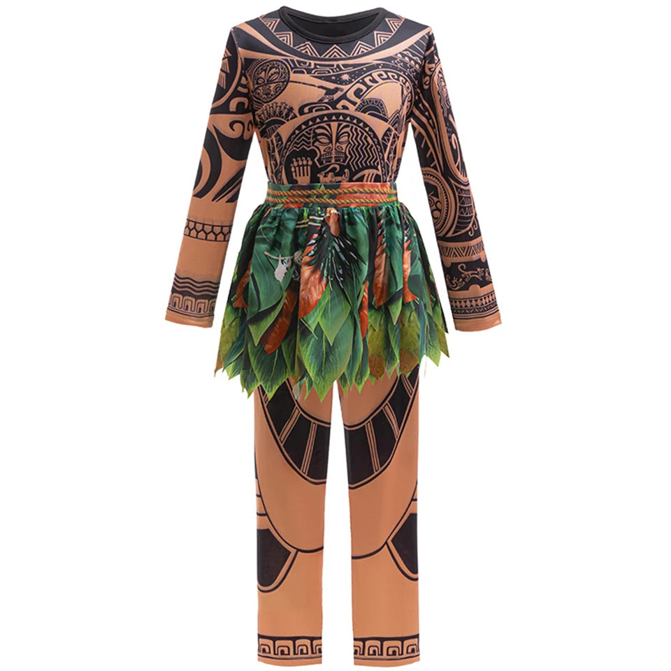 Moana and Maui Dress Ups Halloween Childrens Costumes