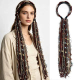 Synthetic Handmade Boho Yarn Tassel Dreadlock  Braids Headband