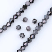 3/4/6mm Rainbow Austria Bicone Crystal Beads AB Colour Faceted Glass Beads for DIY Jewellery Making