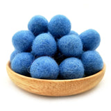 FIFTY 2cm Wool Felt Balls 100% Wool DIY Handmade Craft Supplies