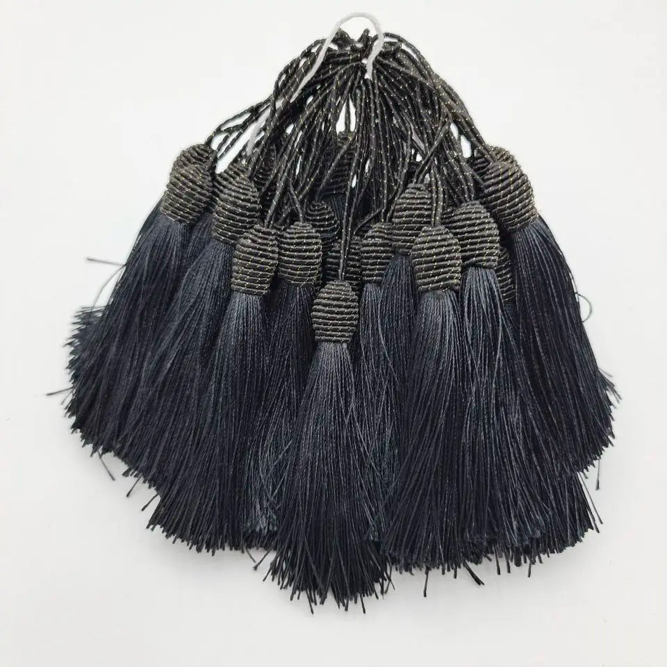 2-50pcs/lot 15cm Hanging Rope Silk Tassels Fringe Sewing Bang Tassel Trim Key Tassels for DIY Embellish Curtain Accessories