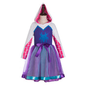 Ghost Spider Gwen Hoodie Cosplay Tutu Halloween Book Week Costume