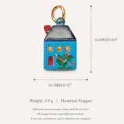 Ceramic House Charms English Cottage DIY Jewellery Making Necklace Bracelet Pendants