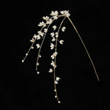 35-40cm Christmas Crystal Vine Pendants Glitter Beads String Handmade Xmas Tree Ornaments
