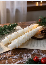 Christmas Tree Taper Candle Pine Tree Candlestick Xmas Dinner Table Decor