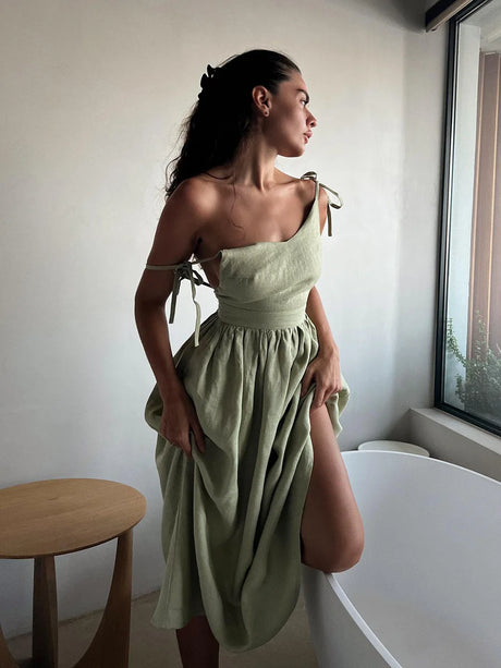 Eden's Cotton Linen Dress
