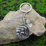Sea Wave Keyring
