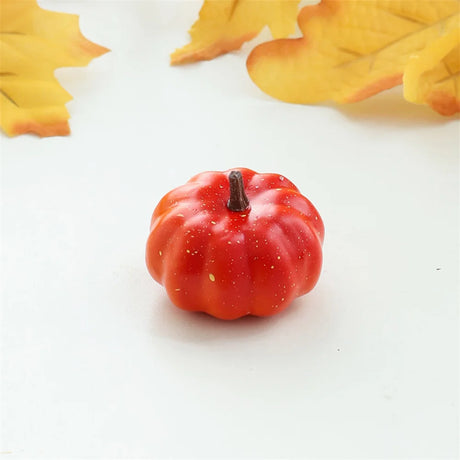 9pcs Mini Artificial Halloween Pumpkin Decor DIY Craft Home Party Decoration