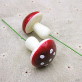 Mushroom Picks 33PCS Miniatures Artificial Foam Resin Fairy Garden Bonsai Pot Plant Decor