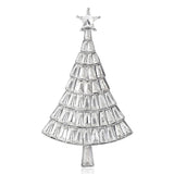 Rhinestone Christmas Tree Brooches