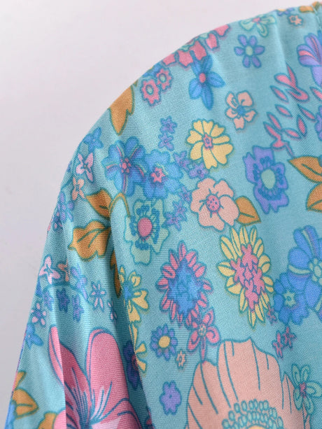 Boho Cover Ups Short Kimono