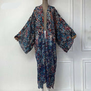 Monet's Cover Up Boho Long Kimono Duster