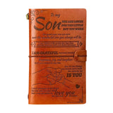 To My Son, Daughter, Grandson, Granddaughter, Wife, Sister, etc, Gift PU Leather  Journal Notebooks