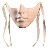 Liquid Half Face Mask Carnival Masquerade Cosplay Photography Props