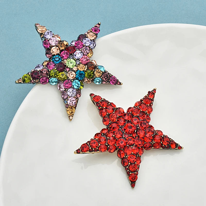 Shining Star Brooches 2 Colours