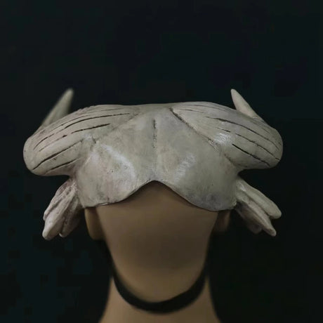 Bull Head Skull Mask Long Horn Totem Helmet Headwear Cosplay Costumes Props Latex Masks