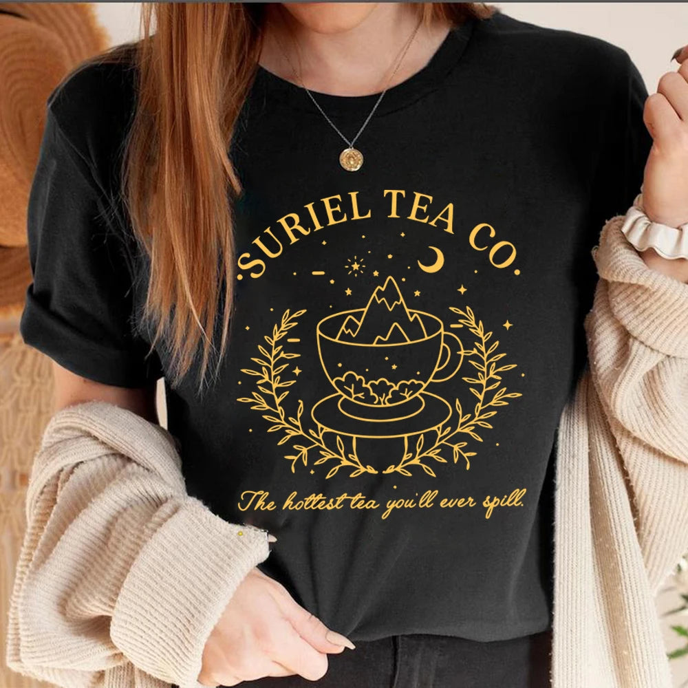 Suriel Tea Co T-Shirt Velaris A Court of Thorns and Roses Book Lover Tee