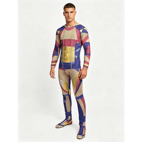 Superhero Carlos Cosplay Descendants Jumpsuit for Kids & Adults Halloween Stage Children's Book Week Costumes Boys