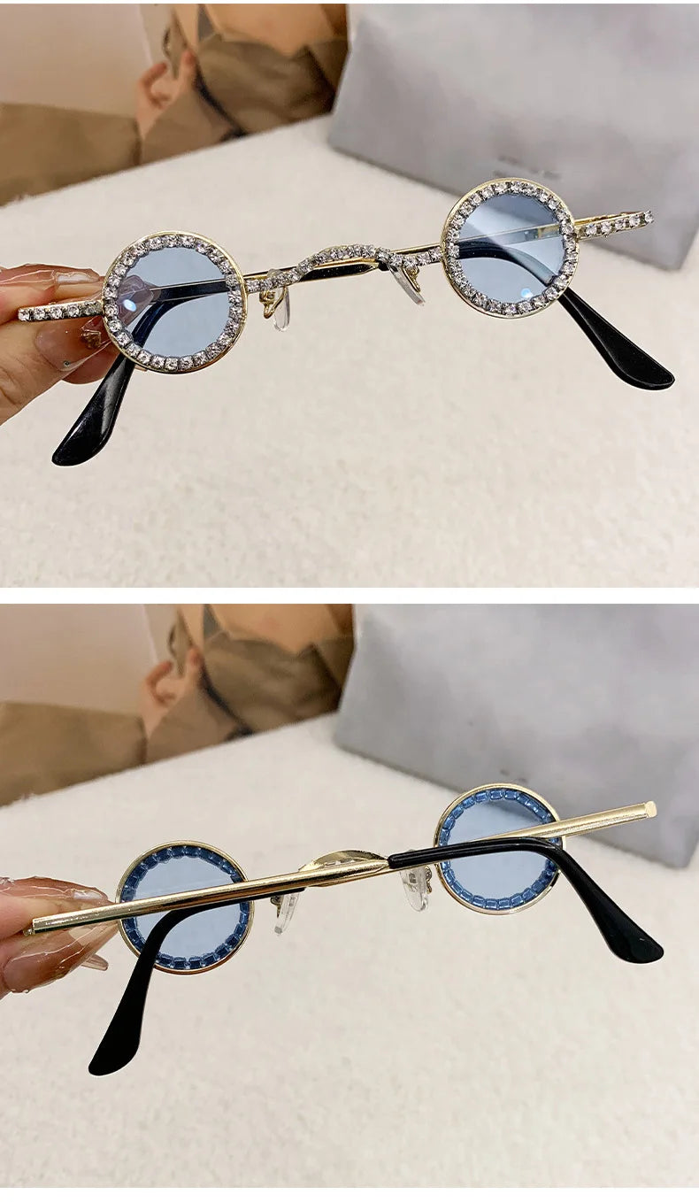 Diamond Dots Round Sunglasses