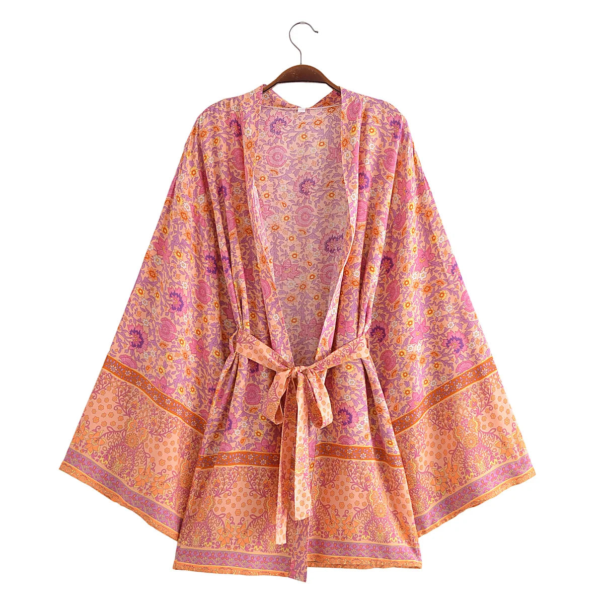 Boho Cover Ups Short Kimono